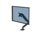 Fellowes Platinum Series monitorinis stovas &ndash; laikiklis monitoriui iki 8 kg 40 colių ekranams &ndash; reguliuojamas stovas ant stalo &ndash; pakreipimas 45&deg; pasukimas 180&deg; sukimas 360&deg; VESA 75x75/100x100 &ndash; juodas
