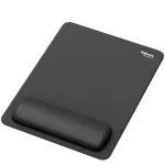 Fellowes Breyta XL pelės kilimėlis su rie&scaron;o atrama, antibakterine apsauga, ergonomi&scaron;kas, juodas
