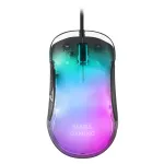 Mars Gaming MMGLOW žaidimų pelė RGB Chroma-Glow veidrodinis pavir&scaron;ius 12800 DPI juoda