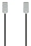 Hama Ultra-Slim HDMI laidas 2 m HDMI A tipo (standartinis) juodas, sidabrinis