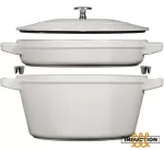 Staub 40508-385-0 La Cocotte apvalus ketaus puodas kepimui