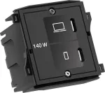 Bachmann Custom Module USB C/C/C Charger 180W su maitinimo bloku