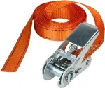 Master Lock krovinio tvirtinimo diržas su terk&scaron;le 3209EURDAT &ndash; 5 m, 400 kg WLL, oranžinis