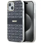 DKNY DKHMP15MHRHSEK &bdquo;Hard Case&ldquo; &bdquo;iPhone 15 Plus&ldquo; / &bdquo;14 Plus&ldquo; 6,7 inch juodas, IML &bdquo;Mono & Stripe&ldquo; su &bdquo;MagSafe&ldquo;