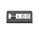 Kindermann CP desk&sup2; 80 4-ių vietų maitinimo modulis su 2x USB (7430001372)