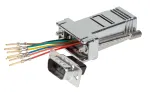 EFB modulinis adapteris D-Sub9 ki&scaron;tukas / RJ45 lizdas, metalinis korpusas