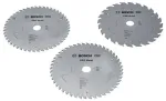 BOSCH POWERTOOLS PRO Wood Cordless Circular Saw Blade 165 mm (3-Piece Promo Pack)