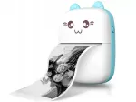 Blun Cat Mini Printer su 11 termo popieriaus ritinėlių 75 mm