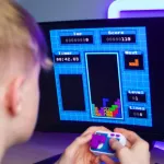 FIZZ CREATIONS retro arcade Tetris plug and play belaidė pulto konsolė