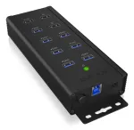 ICY BOX IB-HUB1703-QC3 USB 3.2 Gen 1 (3.1 Gen 1) Type-B 5000 Mbit/s Juodas