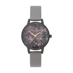 OLIVIA BURTON Women's Abstract Floral Watch OB16AD50 &ndash; 30 mm Rose Gold Stainless Steel
