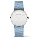 PAUL HEWITT Unisex Laikrodis Sailor Line 39mm Nerūdijančio Plieno Tinklelis Sidabrinis PH-SA-SSTW26S