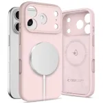 Tech-Protect Silikoninis MagSafe dėklas, skirtas Apple iPhone 17 Pro, Pink Pearl