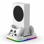 IPEGA įkrovimo ir vėsinimo RGB stovas Xbox Series S + 2 vnt.