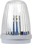 LED Signalinių &Scaron;viesų Proxima KOGUT Balta su Antena 433,92 MHz (12-24V AC/DC arba 230V AC) Mirksi Geltonai
