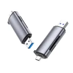 Ugreen CM185 50706 SD/microSD skaitytuvas su USB-A 3.0 ir USB-C jungtimis