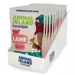 &Scaron;lapias &scaron;unų ėdalas animal island Everyday Lamb 10&times;150 g mai&scaron;elis &ndash; pilnavertis suaugusių &scaron;unų ėdalas