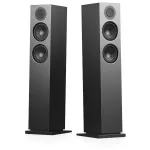 Audio Pro A48 Linkplay Active Stereo Speaker System (poros rinkinys) - juoda