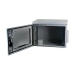 EFB Elektronik 691707IP55.2G &ndash; 19 inch 7U IP55 sieninis spintos korpusas, pilkas (RAL 7035), 600x600x400 mm, 100 kg apkrova