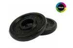 Tunturi Weight Plates 1.25kg (Pair) &ndash; Juodos spalvos ketaus standartinės 30mm skylės