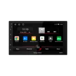 Kruger&Matz KM2010 CarPlay/Android Auto 7 inch 2-DIN automobilinis radijas su belaidžiu Apple CarPlay ir Android Auto, GPS, Bluetooth, 4x45W