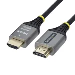 StarTech.com Premium High Speed HDMI laidas su Ethernet - 3 m - juodas ir sidabrinis - 4K 60Hz, 1440p 144Hz, 18 Gbps, HDMI 2.0, vyri&scaron;kas į vyri&scaron;ką