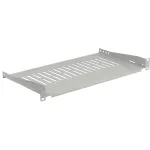 EFB ELEKTRONIK 19 colių 1U fiksuota lentyna, 250 mm gylio, 10 kg apkrova, &scaron;viesiai pilka RAL 7035