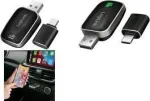 LogiLink BT 5.0 belaidis CarPlay / Android Auto adapteris, dongle tipas