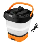 NEO TOOLS 12V belaidis slėginis plautuvas 5 bar su sulankstomu kibiru ir USB-C įkrovimu