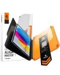 Spigen AlignMaster Glass.tR grūdinto stiklo ekrano apsauga, skirta iPad 10,9 colio (10 kartos 2022) ir iPad 11 colio (11 kartos 2025) &ndash; skaidri