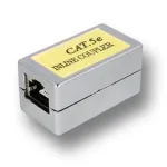EFB-Elektronik RJ45 moteri&scaron;kas į moteri&scaron;ką CAT 5e ekranuotas tinklo sujungėjas, pilkas 37529,1