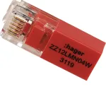 Hager ZZ12LMN04W RJ12 120 Ohm varžinis terminatorius LMN moduliui