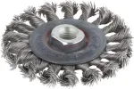 Wolfcraft 2701000 ratinis &scaron;epetys &Oslash; 100 mm, nerūdijančio plieno viela, 1/4 colio (6,3 mm) kotas
