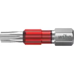 Wiha 7015TY T30 x 29 mm Torx antgalis, 1/4 colio &scaron;e&scaron;iabriaunis kotas, 25 vienetų paketas 42550