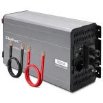 Qoltec grynos sinusoidės keitiklis su UPS 12V į 230V 4000W/8000W USB LiFePO4 GEL AGM