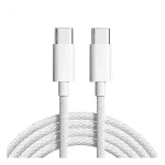 Cyoo Cotton USB-C į USB-A kabelis 1m - pintas, 3A įkrovimas ir duomenų sinchronizavimas (CY123446)