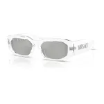 Versace unisex akiniai nuo saulės VE4489U1488V juodi/tamsiai pilki 55-18-140
