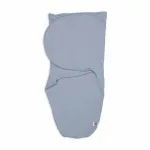Lodger Bundler Solid Cotton kūdikio vystymo vystyklas, Blue Fogg