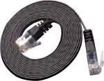 Wirewin Triotronik PKW-SLIM-KAT6 0.5 SW Cat6 U/UTP slim tinklo kabelis, RJ45 male to RJ45 male, 0,5 m, juodas