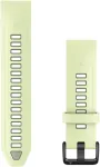 Garmin QuickFit 20 mm silikoninė laikrodžio apyrankė, Lemon/Willow Green, 010-14506-01