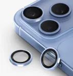 UNIQ Optix Prime apsauginis fotoaparato lę&scaron;ių dangtelis iPhone 18 Pro / iPhone 18 Pro Max - Glacier Chrome su aplikatoriumi