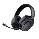 Trust GXT 493PS Carus belaidės žaidimų ausinės PS5, ausis apgaubiančios, nuimamas mikrofonas, USB-C / USB-A / 3,5 mm, 20&ndash;20000 Hz, 1,2 m, juodos