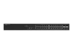 Valdomas LANCOM GS-3628XP jungiklis, 24&times; 2,5G RJ-45 prievadai, PoE, L2/L3, 1U stelažinis