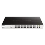 D-Link DGS-1210-28MP/E valdomas L2 Gigabit Ethernet PoE jungiklis 1U