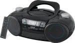 Ne&scaron;iojama Bluetooth kolonėlė SENCOR SPT4710B &mdash; 20 W, Bluetooth 5.3, CD/USB/FM, maitinimas i&scaron; tinklo arba baterijų