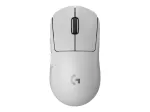 Logitech G PRO X SUPERLIGHT 2 LIGHTSPEED belaidė žaidimų pelė, balta