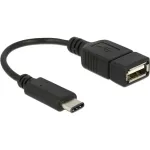 USB adapteris DeLOCK 65579 USB 2.0 0.15 m USB C USB A juodas