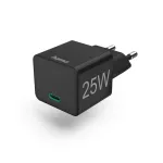 Hama 00201651 greitasis sieninis įkroviklis 25 W USB Type-C juodas