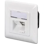 DIGITUS DN-9005-N &ndash; jungties lizdas, įleidžiamas montavimas &ndash; 2&times;RJ-45 &ndash; RAL 9010 (DN-9005-N)