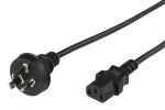 Microconnect PE010418AUSTRALIA maitinimo laidas 1,8 m, C13 jungtis, juodas